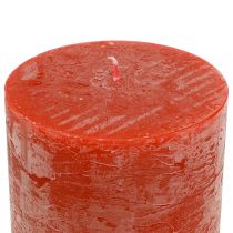 Produkt Świece jednokolorowe pomarańczowe 60x100mm 4 szt