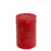 Produkt Świece kolorowe czerwone 70x120mm 4 szt
