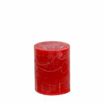 Produkt Świece kolorowe czerwone 70x80mm 4 szt