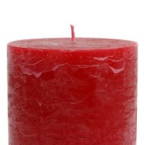 Produkt Świece jednokolorowe czerwone 85x120mm 2 szt
