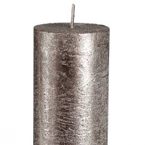 Produkt Świece jednokolorowe, świece w sztyfcie, miedź, 50x300mm, 4 sztuki