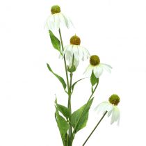 Produkt Echinacea kwiat sztuczny biały 90cm