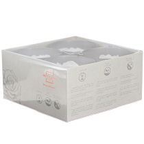Produkt Prawdziwe główki róż Infinity Roses White Premium Ø8,5cm 4 szt.