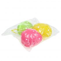 Produkt Jajko plastikowe kolorowe 15cm do zawieszenia 3 szt
