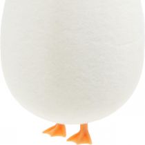 Jajko ozdobne z nóżkami Krem jajeczny Zabawna dekoracja wielkanocna wys.13cm 4szt