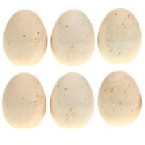 Jajka ozdobne wykonane z ceramiki wys.6cm 6szt