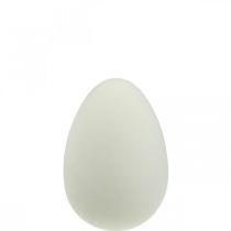 Dekoracyjny krem jajeczny Pisanka flokowana Dekoracja witryny sklepowej Wielkanoc 25cm