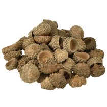 Produkt Czapki żołędziowe naturalne ozdobne żołędzie do rękodzieła 1,5cm 200g