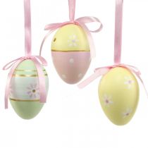 Produkt Pisanki do zawieszenia jajek ozdobnych kolorowe Ø4cm W6cm 6 szt