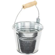 Produkt Wiadro Ø10cm wys.8cm 10 szt. Cynkowe, błyszczące