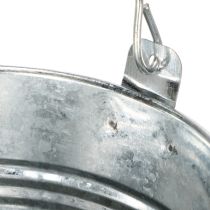 Produkt Wiadro Ø12cm wys.10cm 8 szt. Cynkowe, błyszczące