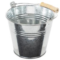 Produkt Wiadro Ø12cm wys.10cm 8 szt. Cynkowe, błyszczące