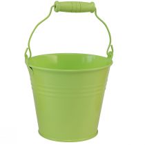 Produkt Wiadro z uchwytem doniczka pierwiosnkowa metalowa pastelowa 11,5×8,5cm 8 szt