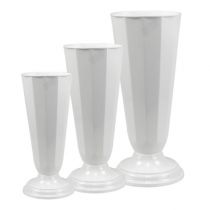 Produkt Wazon nastawny „Szwed” biały Ø13cm - 20cm, 1szt