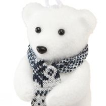 Produkt Dekoracja misia polarnego do zawieszania figurek zimowych 11×7cm 4 szt