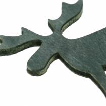 Produkt Dekoracja rozproszona renifer czarny, srebrny, ciemnoszary mix 4cm 72 szt