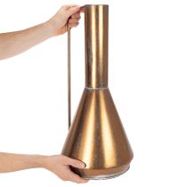Produkt Elegancki wazon stojący, styl vintage, orientalny, metalowy dzbanek dekoracyjny w kolorze miedzianym, Ø27cm, wys. 58cm