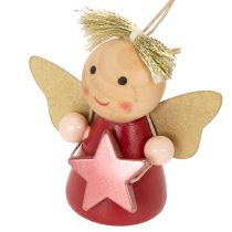 Produkt Dekoracyjna zawieszka anioł z gwiazdką do zawieszenia, 5cm, 9 sztuk