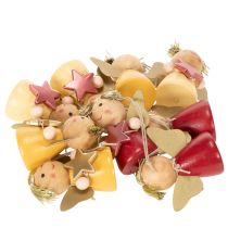 Produkt Dekoracyjna zawieszka anioł z gwiazdką do zawieszenia, 5cm, 9 sztuk