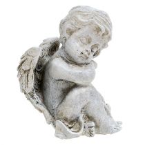 Produkt Anioł siedzący szary 11cm 4 szt
