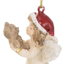 Produkt Dekoracyjne aniołki choinkowe w stylu vintage, na Boże Narodzenie, 10 cm, 3 sztuki
