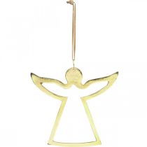Produkt Metalowa zawieszka, Aniołek dekoracyjny, Dekoracja Adwentowa Złota 15×16,5cm
