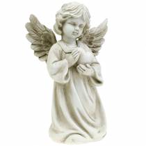 Deco anioł z sercem H25cm