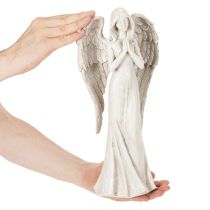 Produkt Figurka anioła stojącego i modlącego się, dekoracja, 36 cm
