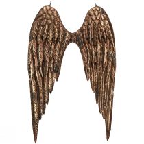 Produkt Skrzydła anioła do zawieszania metalowe w kolorze antycznego złota 24×37cm
