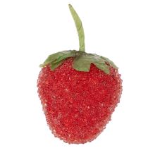 Produkt Sztuczne truskawki, dekoracja do eleganckich wnętrz i na uroczystości, 4 cm, 24 sztuki