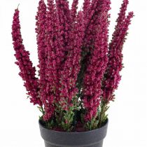 Erika fioletowa miotła wrzosu sztuczna roślina wrzosu wys. 26 cm