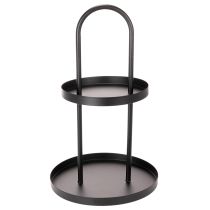 Produkt Metalowa, dwupoziomowa, okrągła taca dekoracyjna 58 cm