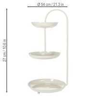 Produkt Trzypoziomowa dekoracja stołu, idealna do salonów, na imprezy, wesela, 55 cm