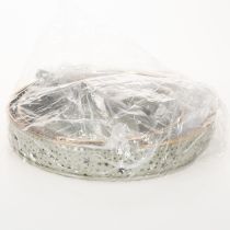 Produkt Dekoracyjna taca do serwowania, piętrowa, z uchwytem, motyw gwiazdy, dwupoziomowa, 49 cm