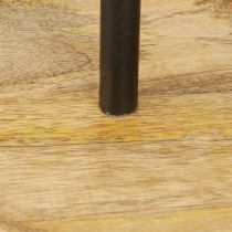 Produkt Talerz metalowy drewniany jednopoziomowy Etagere naturalny czarny 24cm