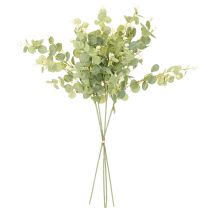 Produkt Sztuczna gałązka eukaliptusa z okrągłymi liśćmi, 75 cm, 4 sztuki