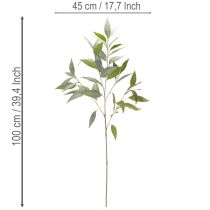 Produkt Sztuczna gałązka eukaliptusa, naturalna zieleń, dekoracja, 100 cm