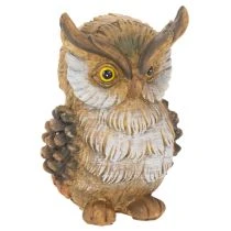 Produkt Figurka sowy, mała siedząca sowa, dekoracja, 11 cm