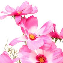 Produkt Cosmea Kosmee kosz na biżuterię sztuczny kwiat różowy 75cm