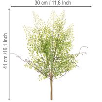 Produkt Sztuczna zielona gałązka ruskusa do dekoracji kwiatowych, 41 cm