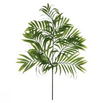 Ozdoba palmowa liście palmowe sztuczne rośliny zielone 56cm 3szt