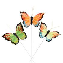 Motyl piórko 9cm asortyment 12szt.