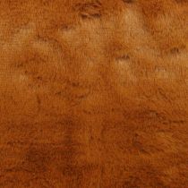 Wstążka Futro Brązowy Faux Fur Dekoracyjny Stół Wstążka 15×150cm