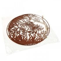 Produkt Wiosenna dekoracja okienna, wisząca ozdoba, metalowy pierścień na kwiaty Ø30cm, zestaw 2 szt.