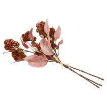 Produkt Gruba Kura Rozchodnik Czerwony Rozchodnik Sztuczne Kwiaty 41cm 3szt