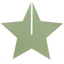Produkt Filcowa gwiazda dekoracyjna do umieszczenia dekoracji świątecznej, filcowa w kolorze zielonym W62cm