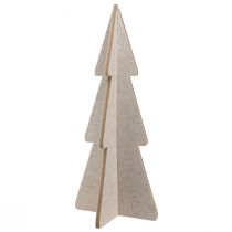 Produkt Filcowa dekoracja choinkowa jodła beżowa W80cm