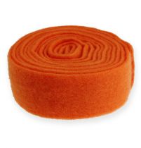 Produkt Wstążka filcowa pomarańczowa 7,5cm 5m