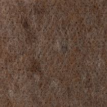 Produkt Brązowa wstążka z filcu wełnianego, 15 cm x 5 m, do dekoracji i prac rękodzielniczych