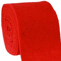 Produkt Wstążka filcowa 15cm x 5m ciemnoczerwona